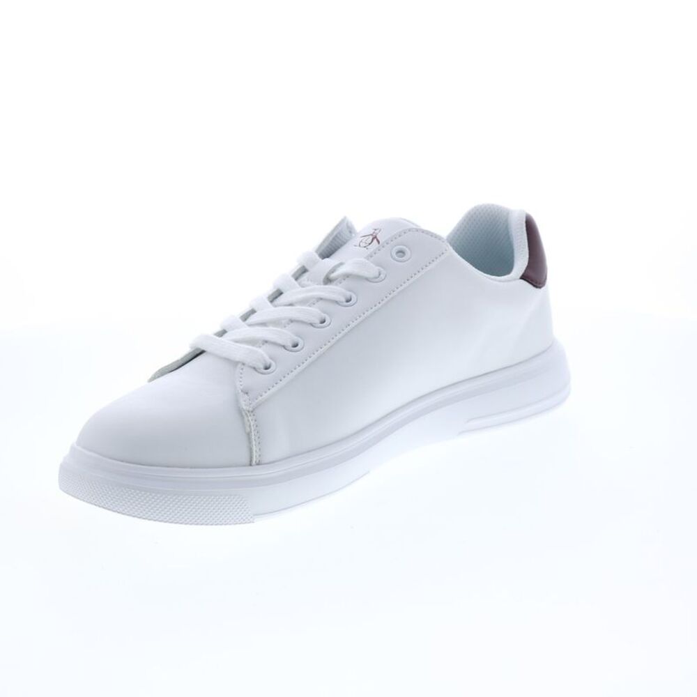 Original Penguin Mens Bryant Band Stripe White Shoes (NWT) - Picture 4 of 7